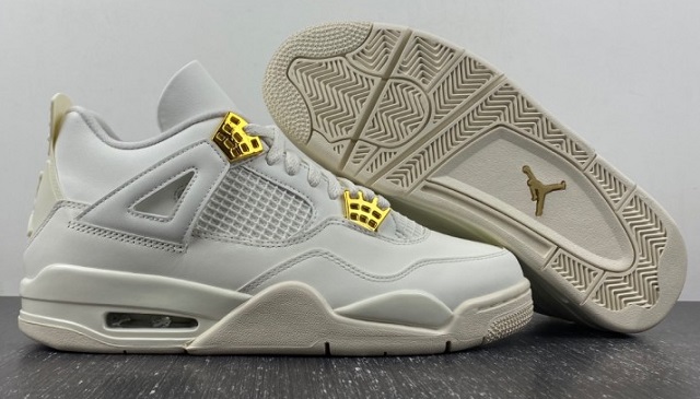 Air Jordan 4 Retro 2024 Grade AAA Metallic Gold